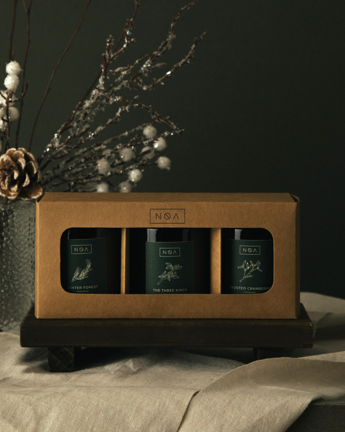 Winter Trio Candle Set