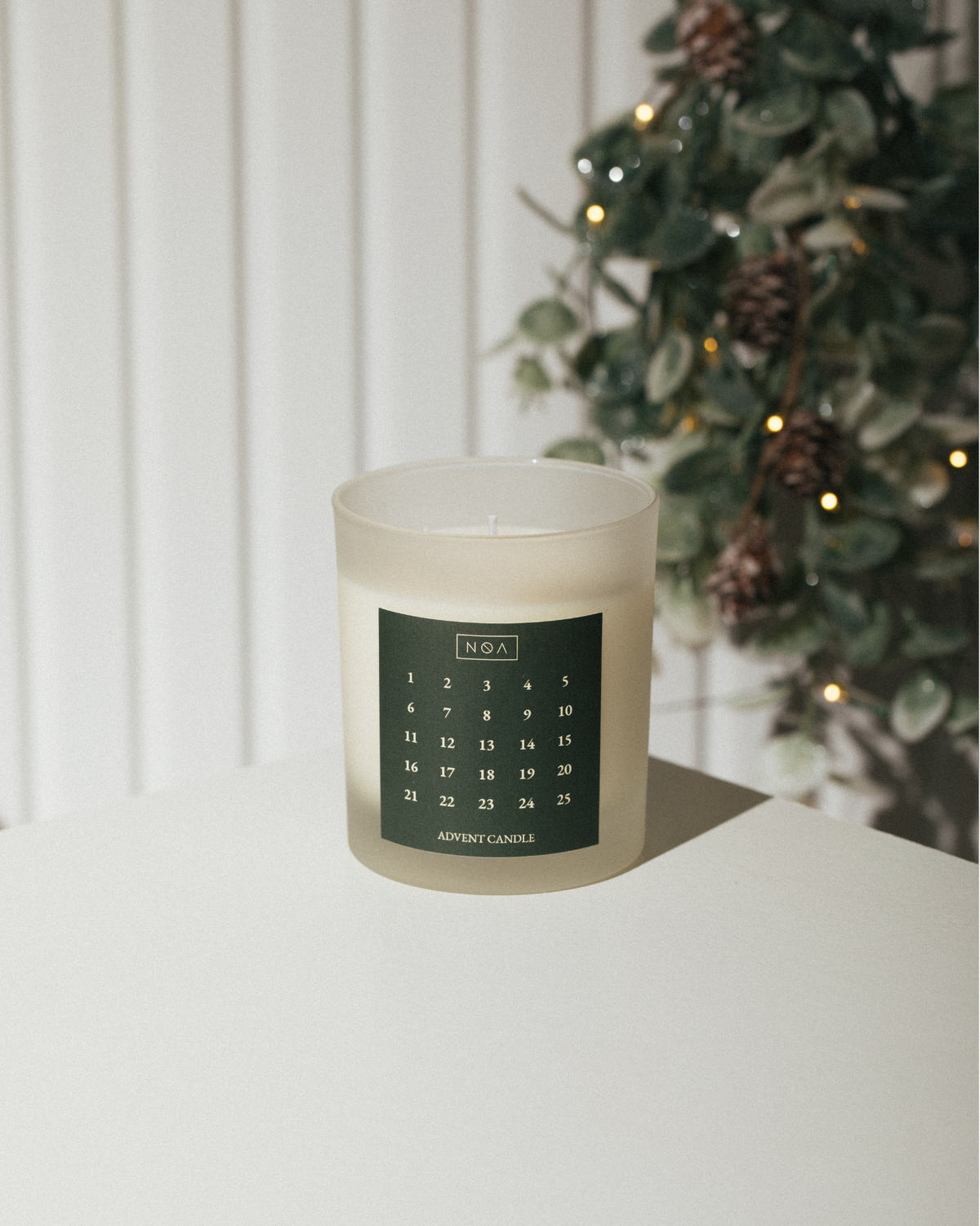 Winter Advent Candle